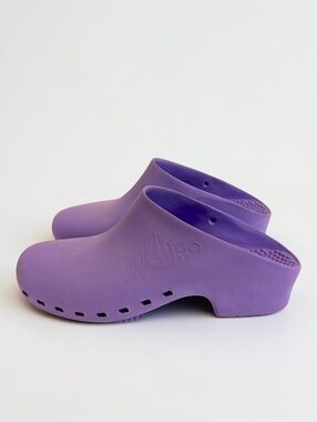 Calzuro Bihos Padora Rubber Clogs Purple Dopamine